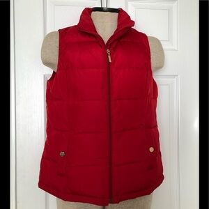 Charter Club woman’s PM Red puffy vest